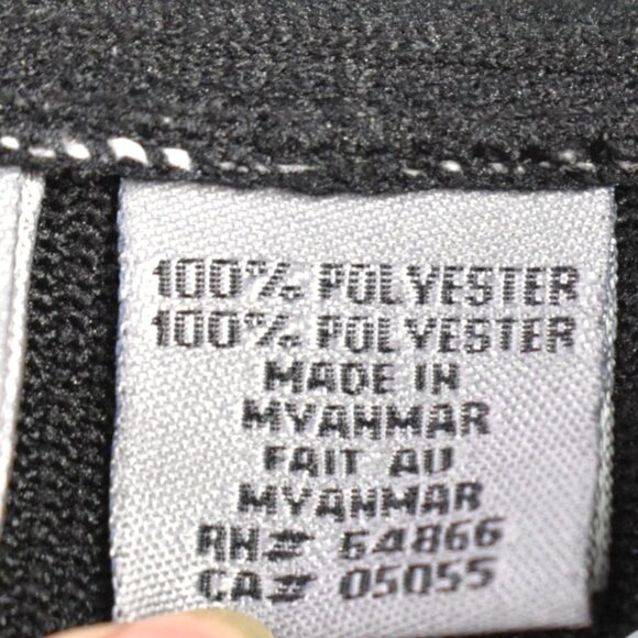 Ferruche Shirt L Mens Polo Black One Pocket Polyester Button Collared - Picture 7 of 10